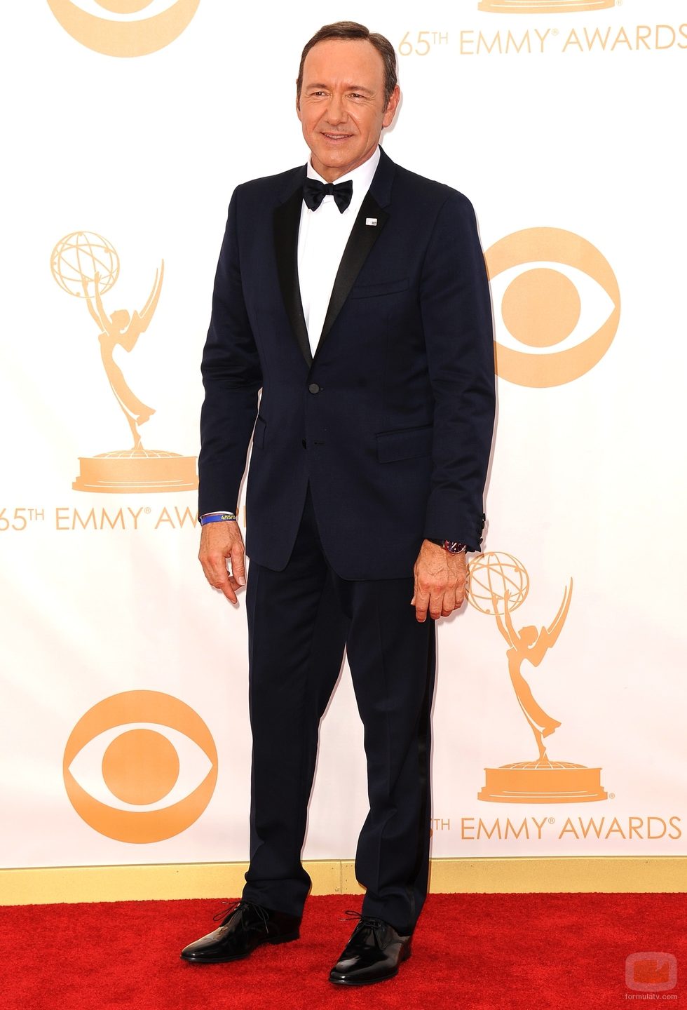 Kevin Spacey en la alfombra roja de los Emmy 2013