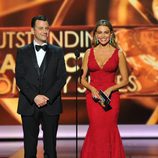 Jimmy Kimmel y Sofia Vergara en los Emmy 2013