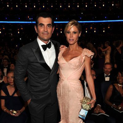 Ty Burrell y Julie Bowen en los Emmy 2013