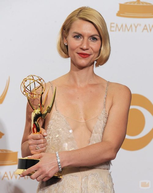 Claire Danes repite Emmy en 2013 por su papel en 'Homeland'