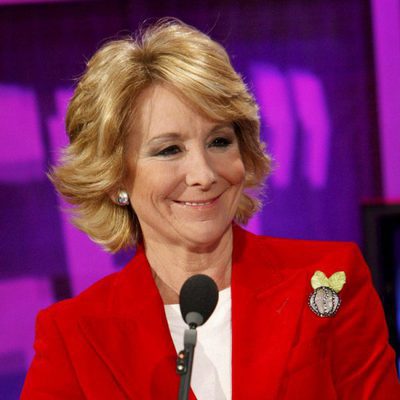 Esperanza Aguirre en su visita al programa '59 segundos'