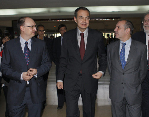 El presidente, José Luis Rodríguez Zapatero llega a '59 segundos'