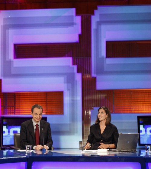 José Luis Rodríguez Zapatero con Ana Pastor