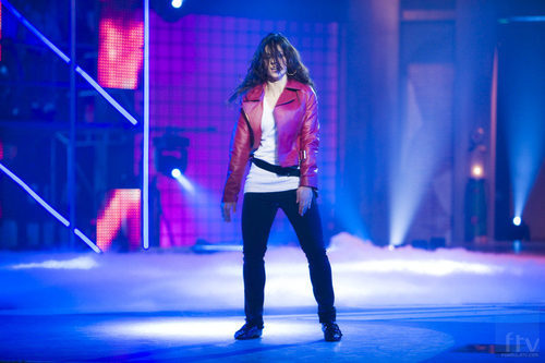 Vicky Gómez, ganadora de 'Fama, ¡a bailar!' baila en una foto promocional