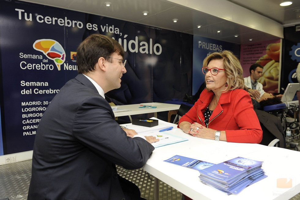 Carlos Tejero y María Teresa Campos, en la campaña "12 Meses" para vencer el ictus de 