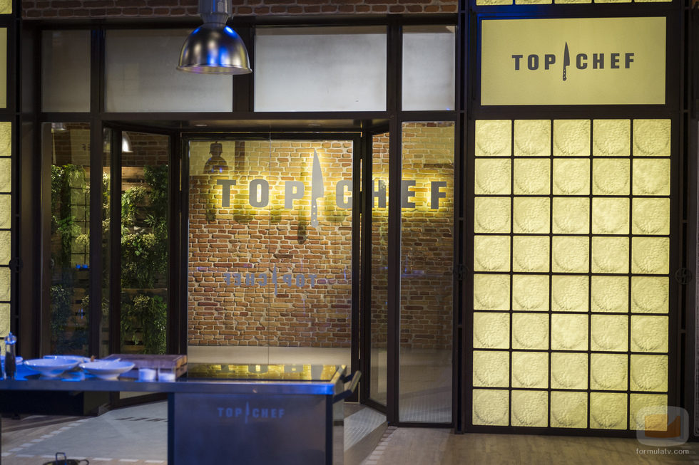 Puerta de acceso al plató de 'Top Chef'