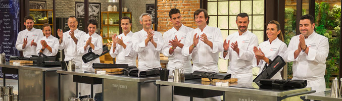 Concursantes de 'Top Chef' en el plató