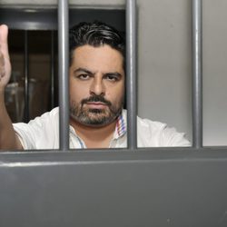 Jalis de la Serna en una cárcel