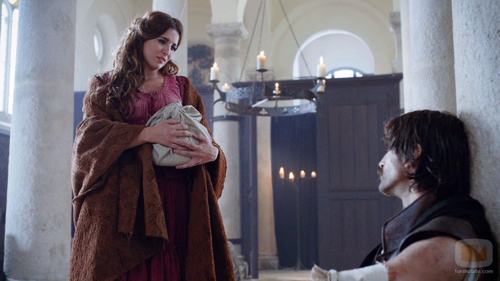 Lucía Jiménez y Aitor Luna en 'Alatriste'