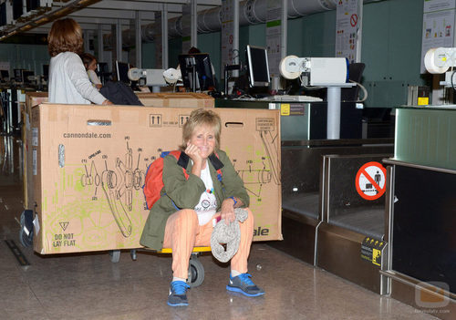 Mercedes Milá en su viaje a Mongolia 