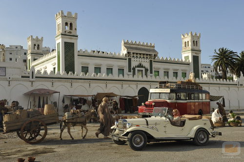 Sira Quiroga en un coche