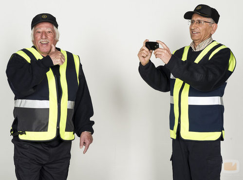 Dos de los participantes de 'Los mayores gamberros' 