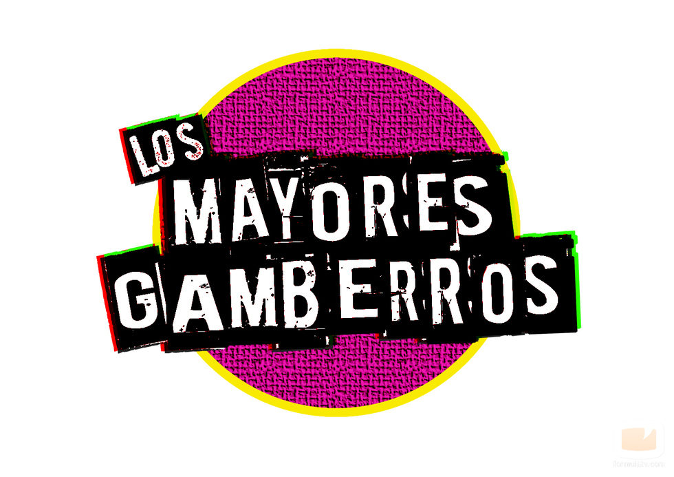 Logotipo de 'Los mayores gamberros' sobre fondo blanco