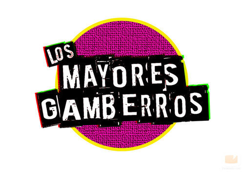 Logotipo de 'Los mayores gamberros' sobre fondo blanco