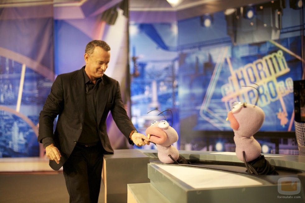 Tom Hanks juega con Trancas y Barrancas en 'El Hormiguero'