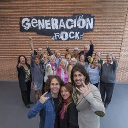 Melendi, Reichel Delgado y José de Castro en 'Generación rock'