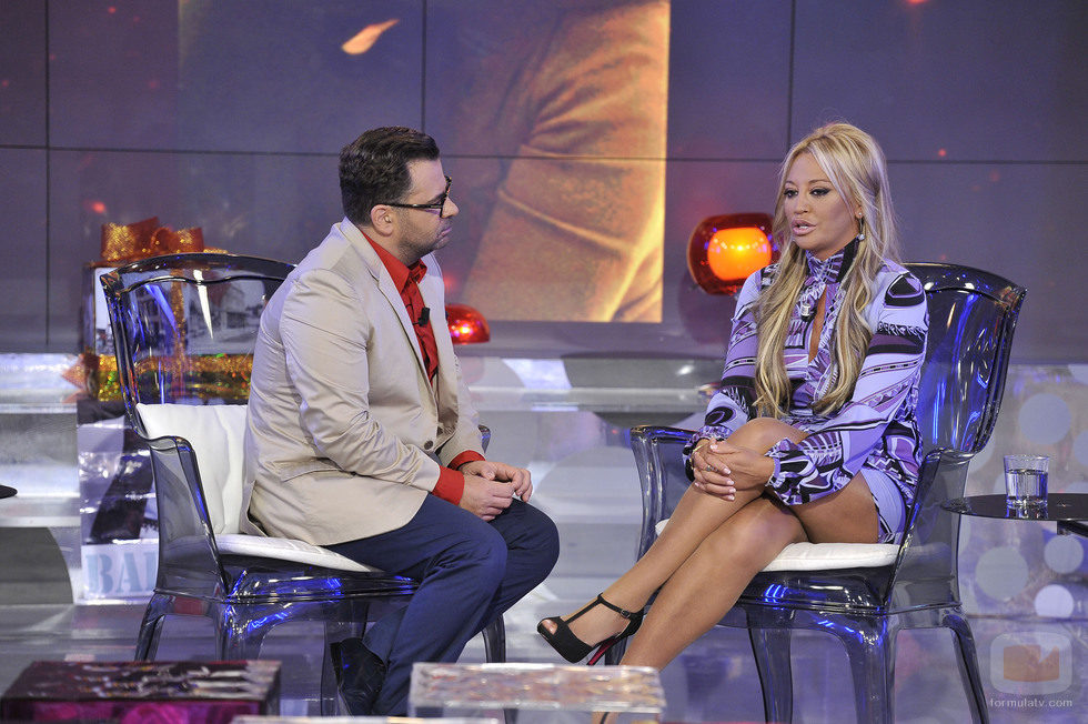 Jorge Javier Vázquez habla con Belén Esteban en 'Sálvame Deluxe'
