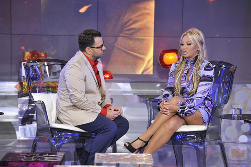 Jorge Javier Vázquez charla con Belén Esteban en 'Sálvame Deluxe'