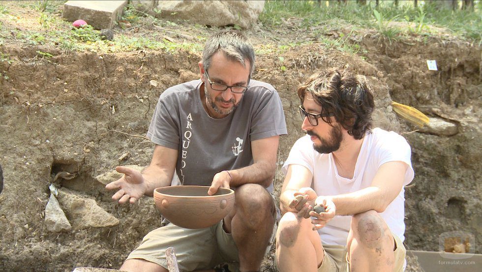 Flipy en su aparición en 'Arqueólogo por un día'