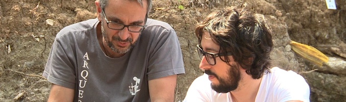 Flipy en su aparición en 'Arqueólogo por un día'