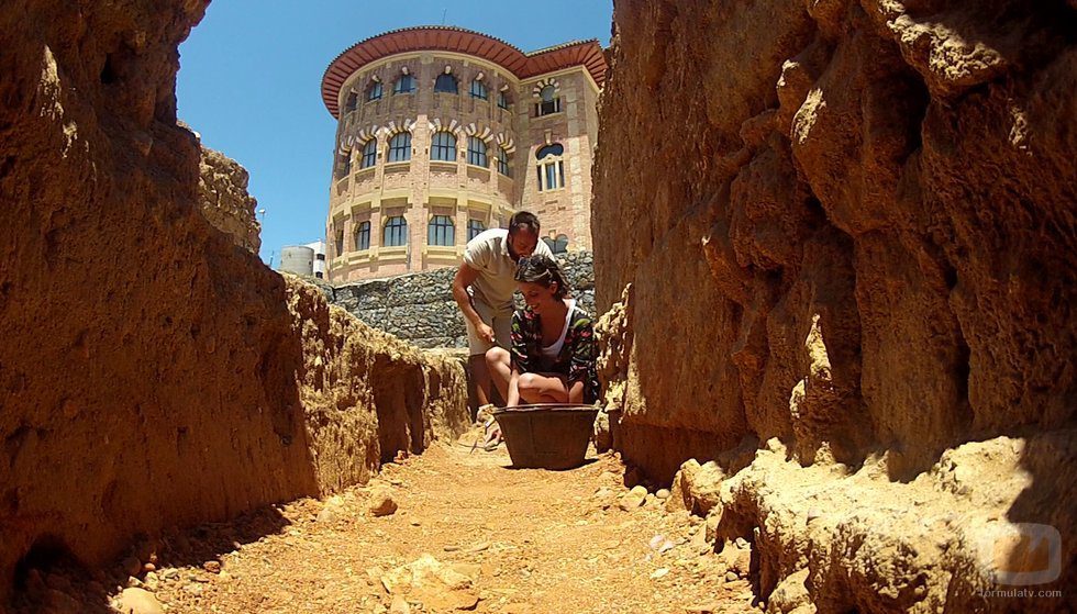 Macarena Gómez en 'Arqueólogo por un día'