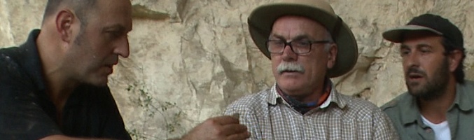 Íñigo Urrechu en un momento de 'Arqueólogo por un día'