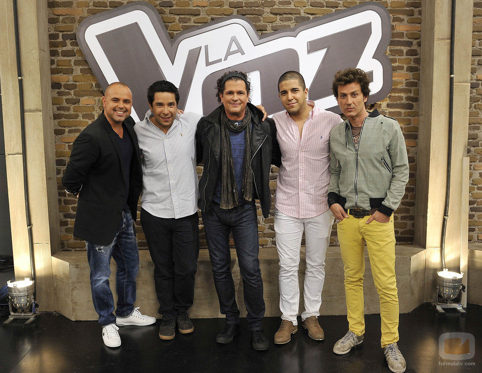 Juan Magán, Cali & El Dandee, Carlos Vives y Coti, asesores de 'La voz 2'