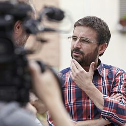 Jordi Évole grabando la séptima temporada de 'Salvados'