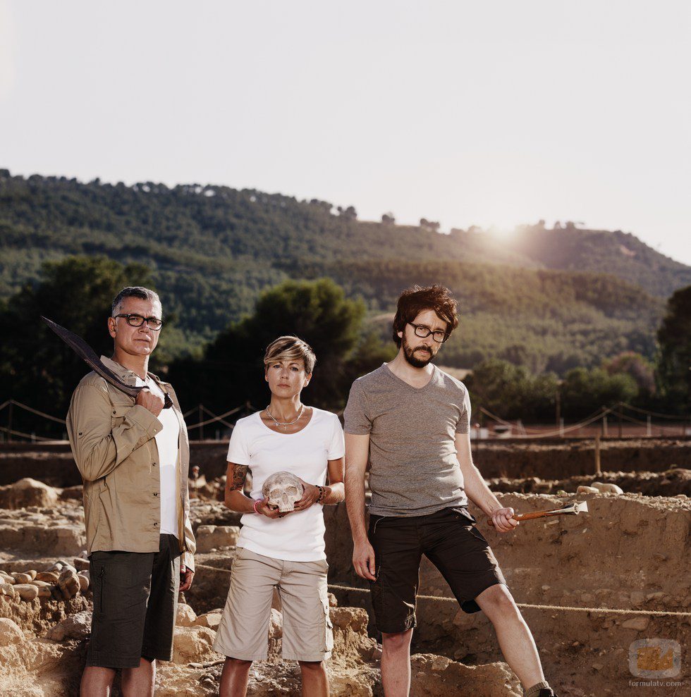 Juan Ramón Lucas, María Vasco y Flipy