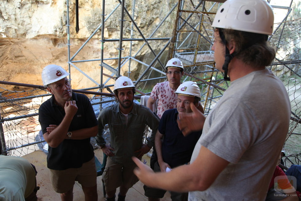 Iñigo Urrechu preparado para trabajar en Atapuerca
