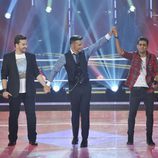 Álex Escribano y David Velardo en "Las batallas" de 'La voz'