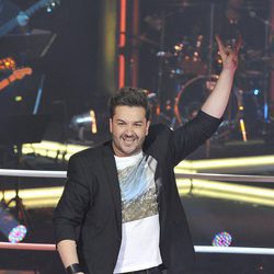 David Velardo en "Las batallas" de 'La voz'