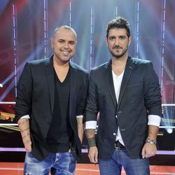 Juan Magán y Antonio Orozco en 'La voz'