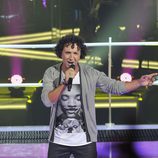 Luciano da Silva cantando en 'La voz'