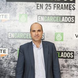 Javier Bardají en la exposición "'Encarcelados' en 25 frames"