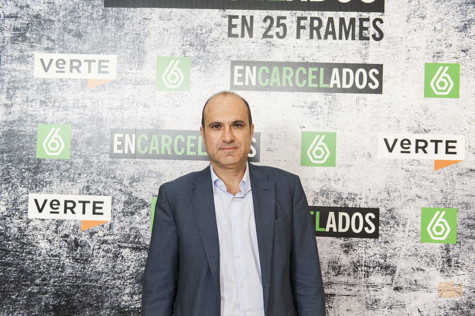 Javier Bardají en la exposición "'Encarcelados' en 25 frames"