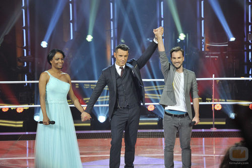 Cissy Miranda y Gonzalo Alcaín con Jesús Vázquez 