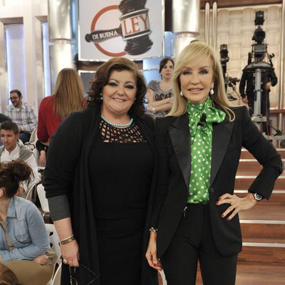 Charo Reina y Carmen Lomana en 'De buena ley'