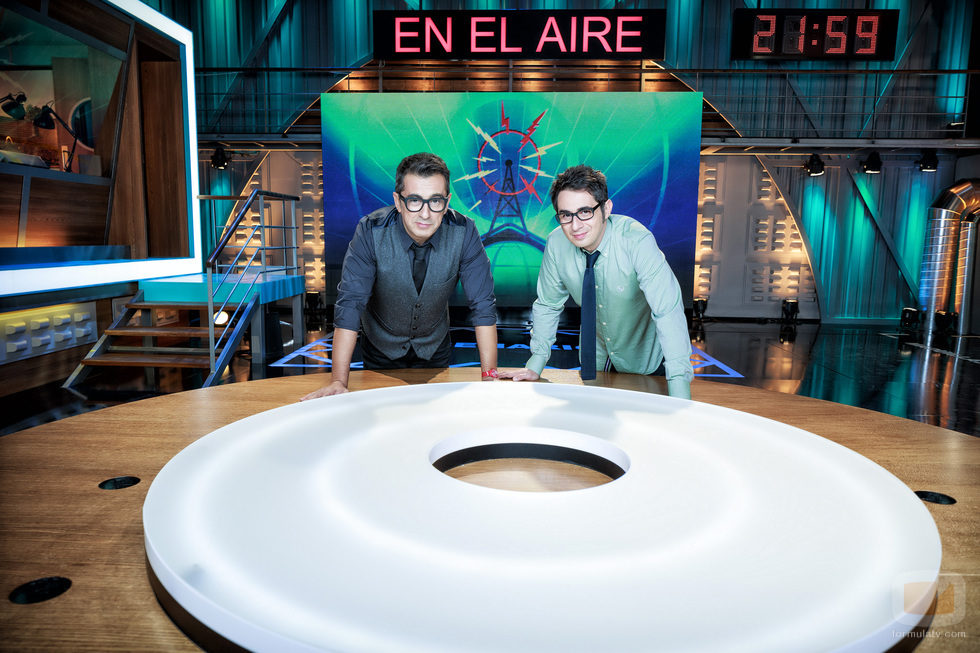 Andreu Buenafuente y Berto Romero en 'En el aire'