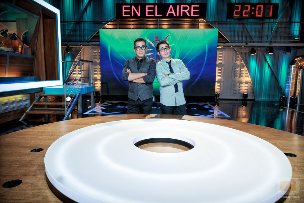 Buenafuente y Romero, presentadores de 'En el aire'