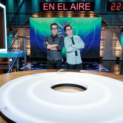 Buenafuente y Romero, presentadores de 'En el aire'