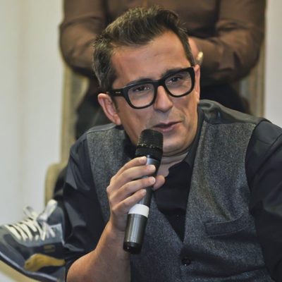 Andreu Buenafuente en la rueda de prensa de 'En el aire'