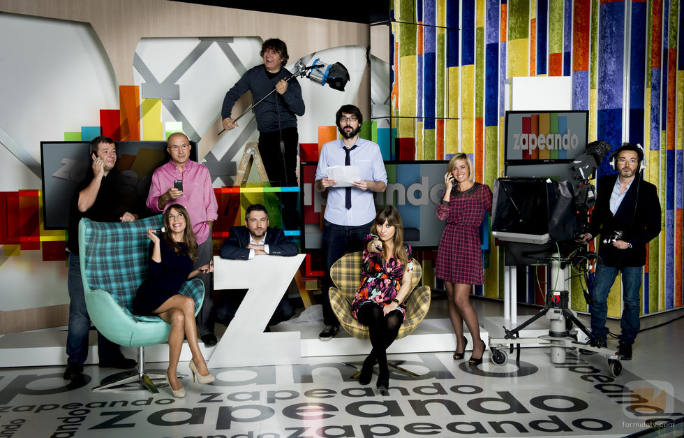 Elenco al completo de 'Zapeando'