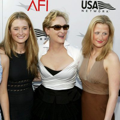 Meryl Streep con sus hijas Grace y Mamie Gummer