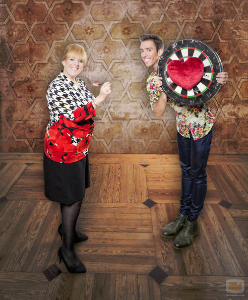 María Teresa y Nico, participantes de '¿Quién quiere casarse con mi madre?'