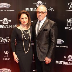 Gloria y Emilio Estefan en los Premios Ondas 2013