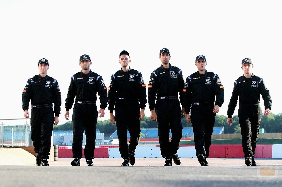Participantes portugueses y españoles del 'Desafío GT Academy'