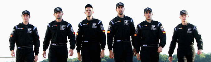 Participantes portugueses y españoles del 'Desafío GT Academy'