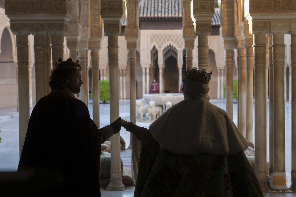 Los Reyes Católicos en la Alhambra de Granada en 'Isabel'