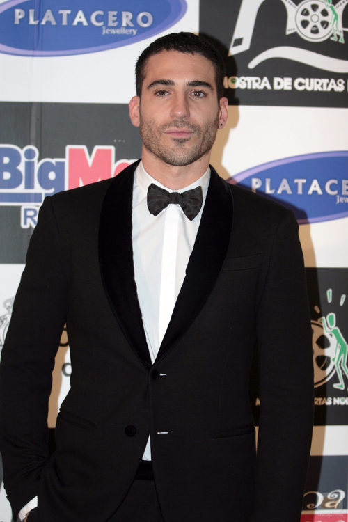 Miguel Ángel Silvestre en el preestreno de 'Galerías Velvet' en la Mostra de Curtas de Noia